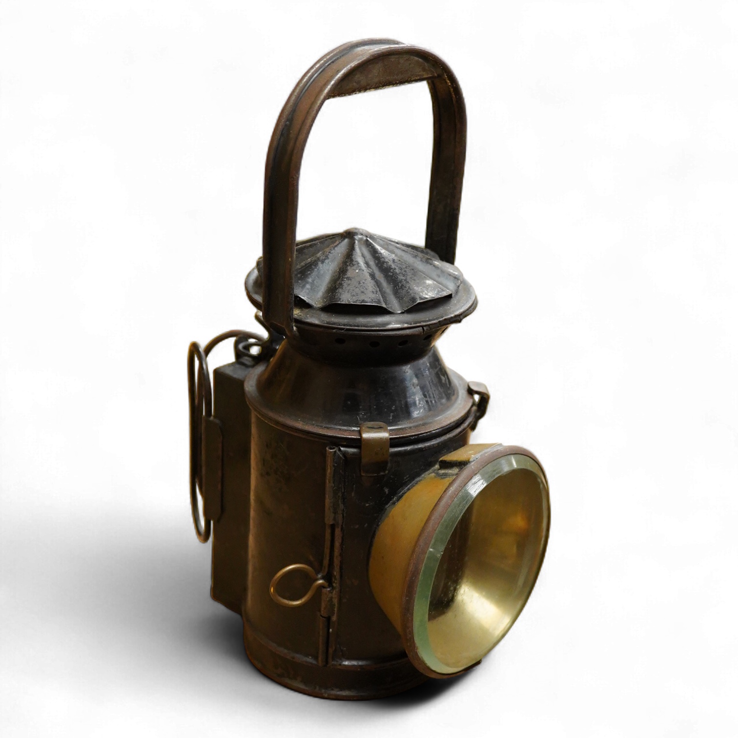 An early 20th century Railway lamp, 31cm high